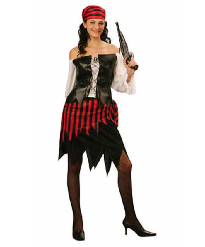 Disfraz Adultos Pirata falda mujer