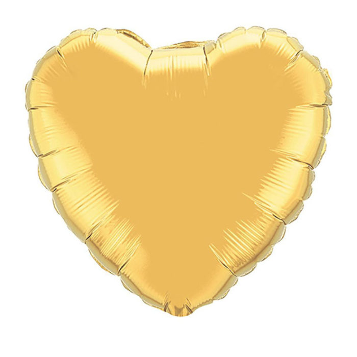 globo corazon oro