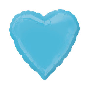 globo corazon azul claro