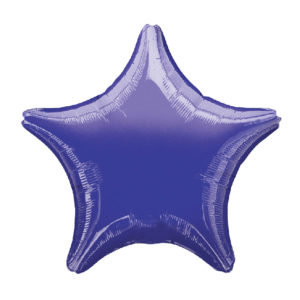 globo estrella purpura