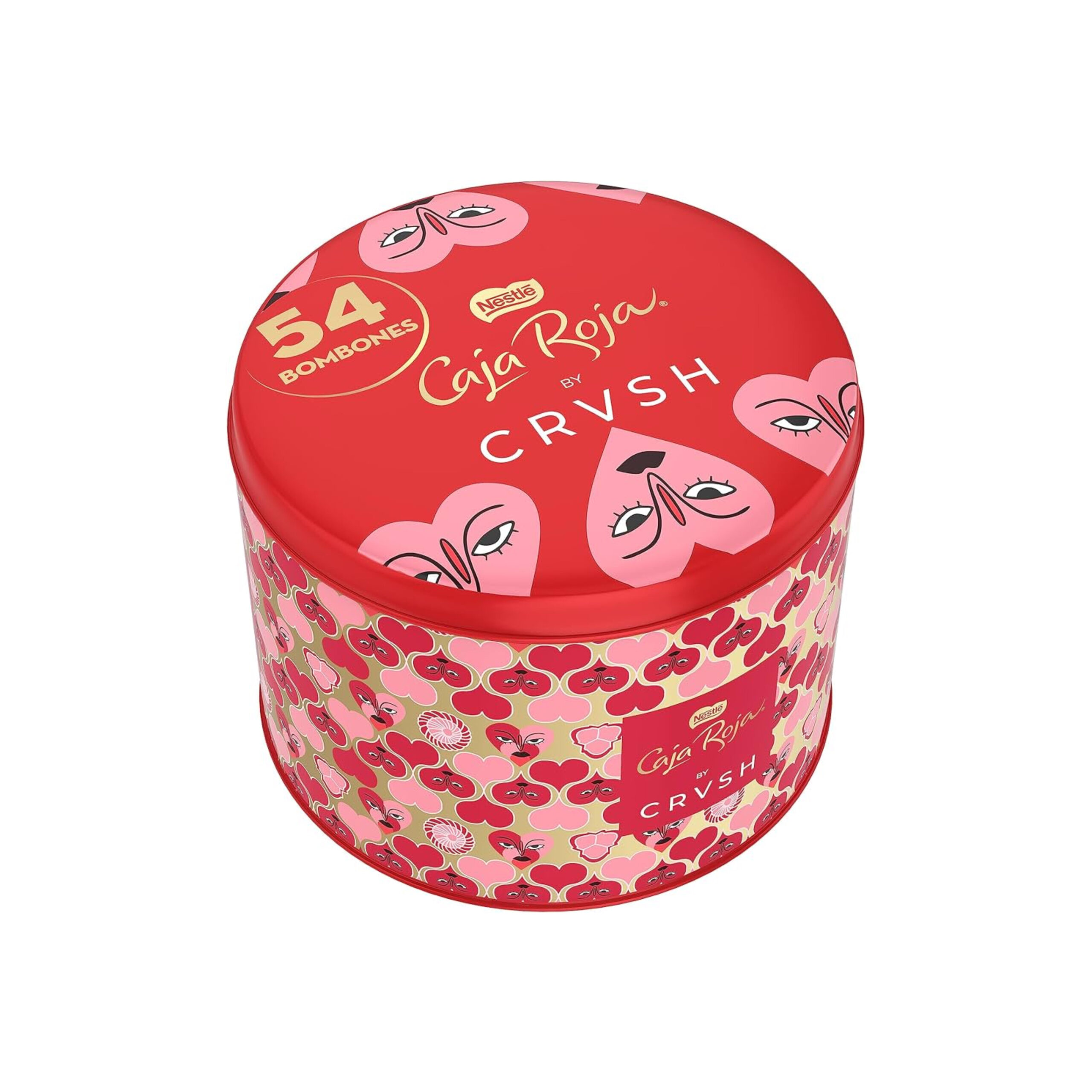 Caja roja bombones Nestlé - ejemplo promoción envase-regalo