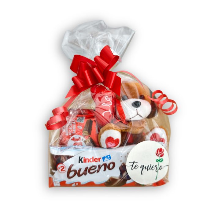 Mini pack Kinder con Osito San Valentín