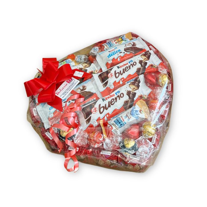 Corazón de chocolate Kinder San Valentín